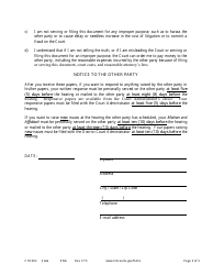 Form CHC302 Notice of Motion and Motion for Change of Custody - Minnesota, Page 3