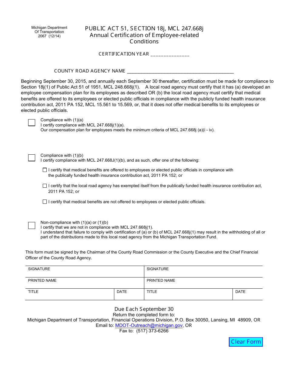 2067 Form Fill Online Printable Fillable Blank