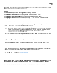 Form X-7 Statement of Change of Registered Agent by Entity - Hawaii, Page 2