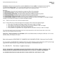 Form X-14 Statement of Change by Commercial Registered Agent - Hawaii, Page 2