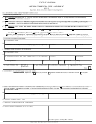 Document preview: Form UCC-3 Uniform Commercial Code - Amendment - Louisiana