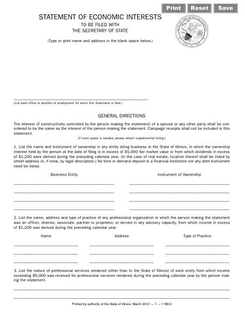 Form I188.2  Printable Pdf