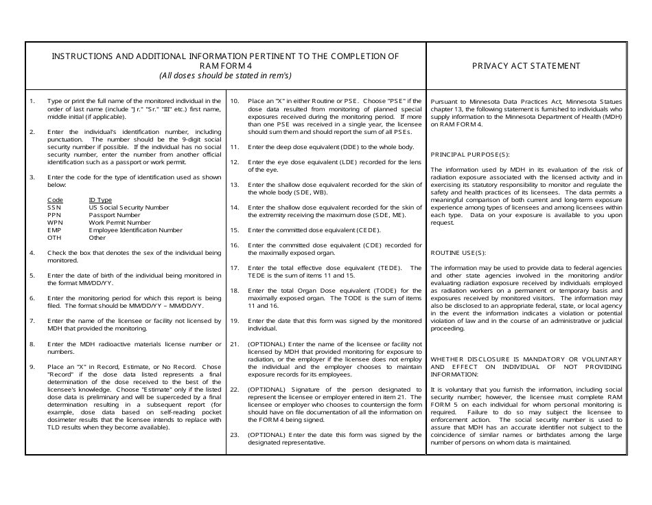 Form 4 Fill Out Sign Online And Download Printable Pdf Minnesota Templateroller