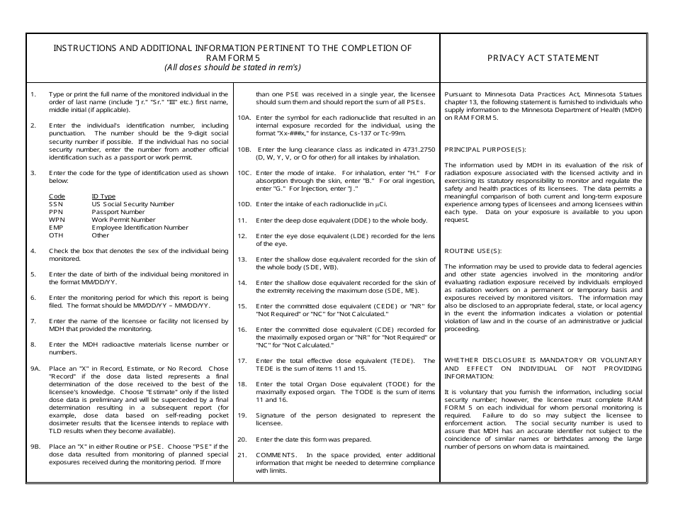 Form 5 Fill Out Sign Online And Download Printable Pdf Minnesota Templateroller