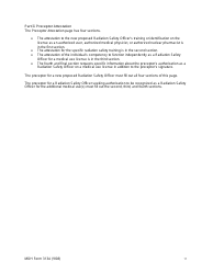 MDH Form 313A Radiation Safety Officer Training and Experience and Preceptor Attestation - Minnesota, Page 11