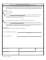 MDH Form 313C Authorized Nuclear Pharmacist Training and Experience and Preceptor Attestation - Minnesota, Page 3