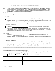 MDH Form 313D Authorized User Training and Experience and Preceptor Attestation - Minnesota, Page 4