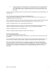 MDH Form 313D Authorized User Training and Experience and Preceptor Attestation - Minnesota, Page 8