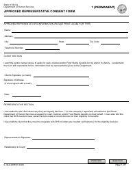 Document preview: Form IL444-2998 Approved Representative Consent Form - Illinois