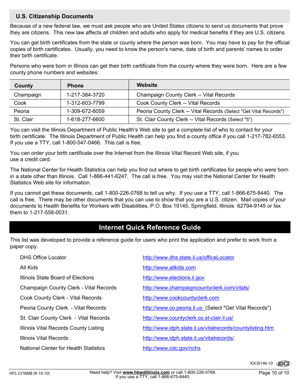 Form HFS2378MB Health Benefits for Workers With Disabilities Mail-In Application - Illinois, Page 12