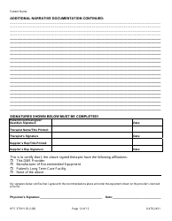 Form HFS3701H (IL478-2431) Seating/Mobility Evaluation - Illinois, Page 12