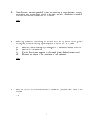Form 1C-P-528 Interrogatories to Plaintiff - Hawaii, Page 2