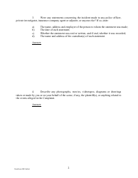 Form 1C-P-525 Interrogatories to Defendant (Slip/Trip/Fall) - Hawaii, Page 2