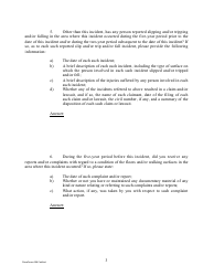 Form 1C-P-525 Interrogatories to Defendant (Slip/Trip/Fall) - Hawaii, Page 3