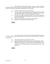 Form 1C-P-525 Interrogatories to Defendant (Slip/Trip/Fall) - Hawaii, Page 4