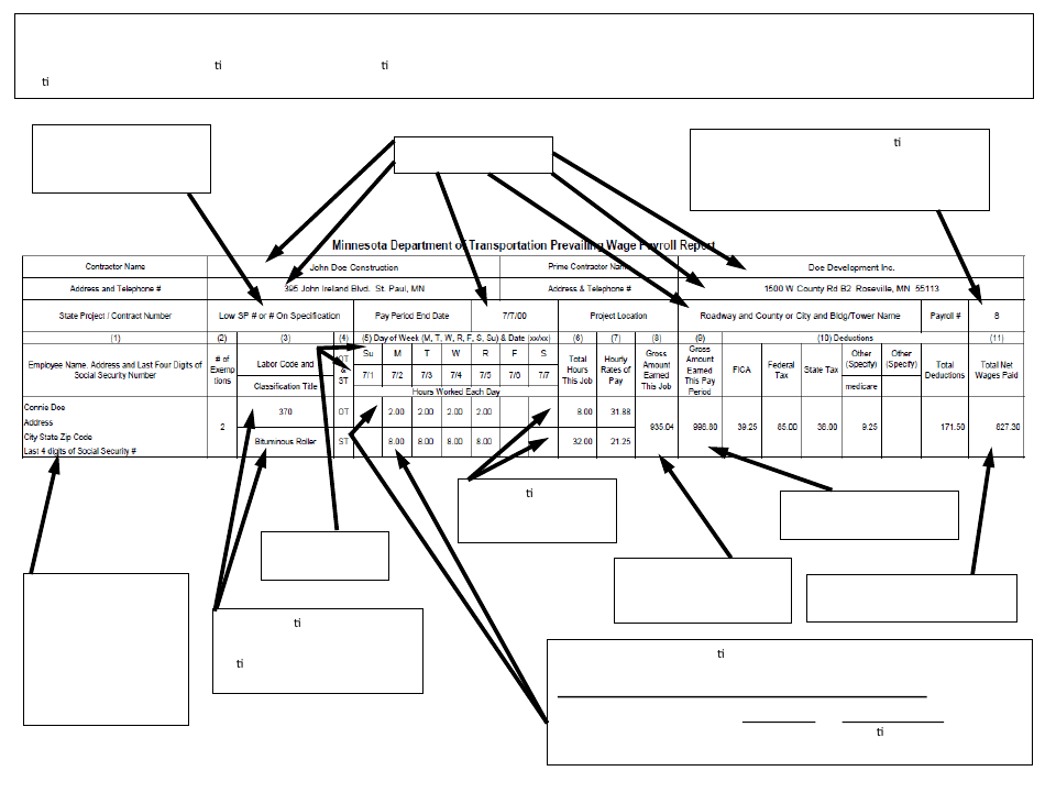 Download Instructions for Payroll Form PDF | Templateroller