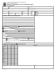 Form MO886-3995 Healthy Children and Youth Screening Guide - 18-23 Months - Missouri