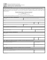 Form MO780-1225 &quot;Asbestos Post-notification&quot; - Missouri