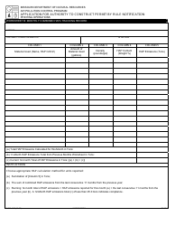 Form MO780-1889 Application for Authority to Construct, Permit by Rule Notification - Printing Operations - Missouri, Page 5