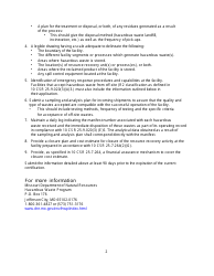 Instructions for Form MO780-1163 Certified Resource Recovery Facility Application - Missouri, Page 2