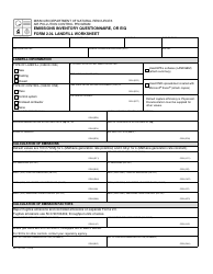 Document preview: Form MO780-1583 (EIQ Form 2.0L) Landfill Worksheet - Missouri
