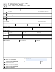 Document preview: Form MO780-2178 Level II State Source Inspection Form - Missouri