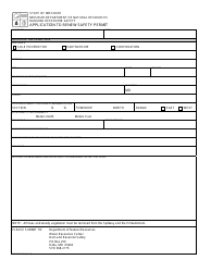 Document preview: Form MO780-1761 Application to Renew Safety Permit - Missouri