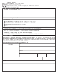 Form MO780-1897 Polychlorinated Biphenyls (Pcb) Facility Application - Missouri, Page 9