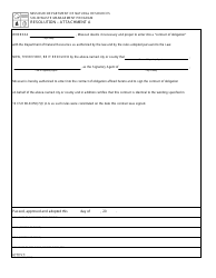 Document preview: Form MO780-2039 Attachment A Resolution - Missouri