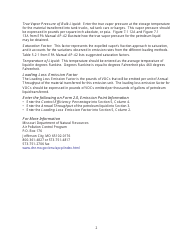 Instructions for EIQ Form 2.4, MO780-1625 Volatile Organic Liquid Loading Worksheet - Missouri, Page 2