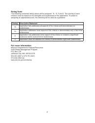 Instructions for Form MO780-2150 Sheltered Workshop Recycling Grant Application - Missouri, Page 8