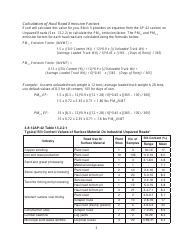 Instructions for EIQ Form 2.7, MO780-1445 Haul Road Fugitive Emissions Worksheet - Missouri, Page 3