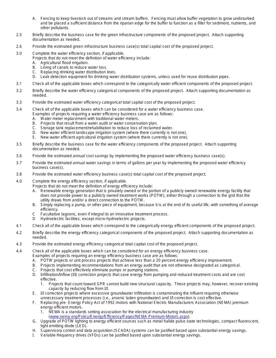 Form MO780-2530 Clean Water State Revolving Fund Green Project Reserve - Missouri, Page 6
