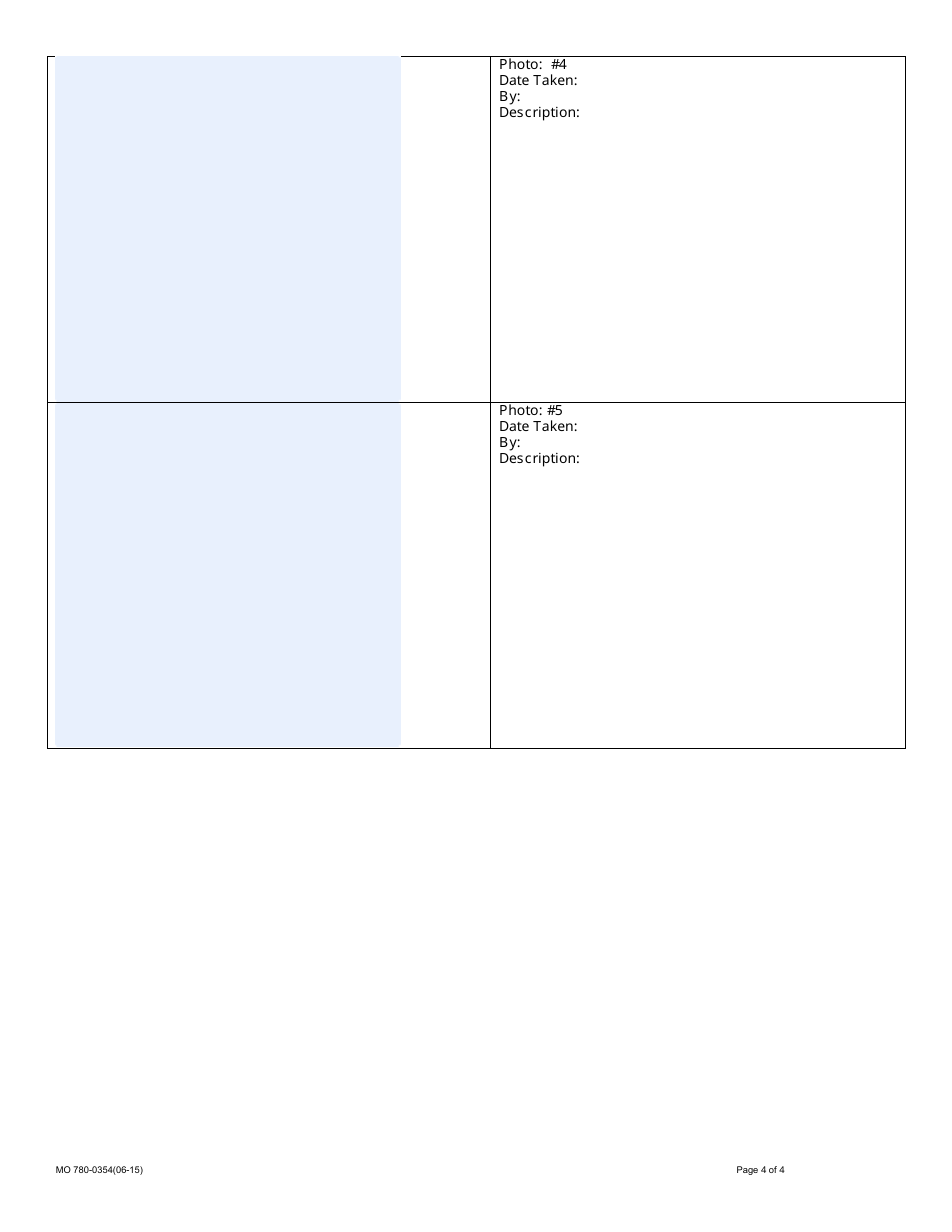 Form MO780-0354 Active Sanitary Landfill Inspection Checklist - Missouri, Page 4