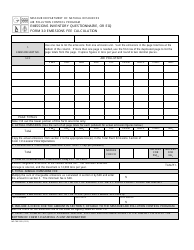 EIQ Form 3.0 (MO780-1509) &quot;Emissions Fee Calculation&quot; - Missouri