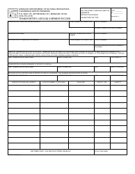 Document preview: Form MO780-1449 Transporter's Used Oil Shipment Record - Missouri