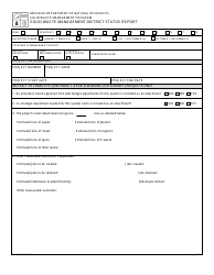 Document preview: Form MO780-1993 Solid Waste Management District Status Report - Missouri