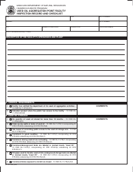 Document preview: Form MO780-1523 Used Oil Aggregation Point Facility Inspection and Record Checklist - Missouri