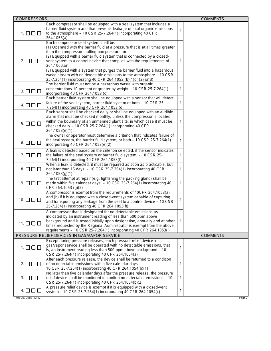 Form MO780-2182 Subpart BB - Fill Out, Sign Online And Download ...