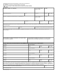 Document preview: Form MO780-1594 Scrap Tire End-User Registration Form - Missouri