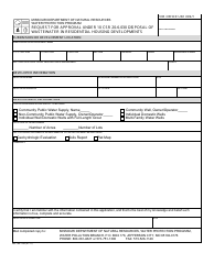 Document preview: Form MO780-1706 Request for Approval Under 10 Csr 20-6.030 Disposal of Wastewater in Residential Housing Developments - Missouri