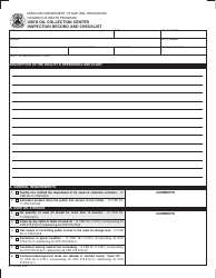 Document preview: Form MO780-1524 Used Oil Collection Center Inspection and Record Checklist - Missouri