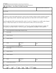 Form MO780-1635 (S) Section 4 - Sludge Hauling - Missouri