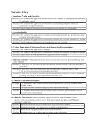 Instructions for Form MO780-2145 Disaster Recovery Scrap Tire Surface Material Grant Application Form - Missouri, Page 4