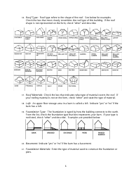 Instructions for Form 780-2126, 780-2127 Barn and Farmstead Survey - Missouri, Page 6