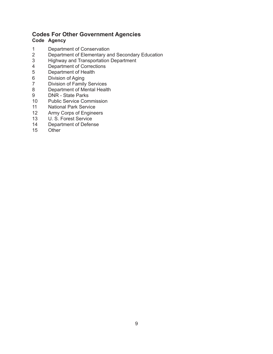 Instructions for Form MO780-1231, 1 Inventory Public Water System Record - Missouri, Page 9