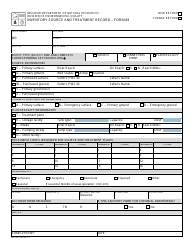 Document preview: Form MO780-1233 Inventory Source and Treatment Record - Missouri