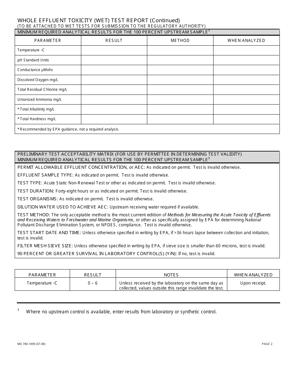 Form MO780-1899 - Fill Out, Sign Online and Download Fillable PDF ...