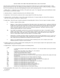 Form MO780-0438 Microbiological Analysis Report - Missouri, Page 2
