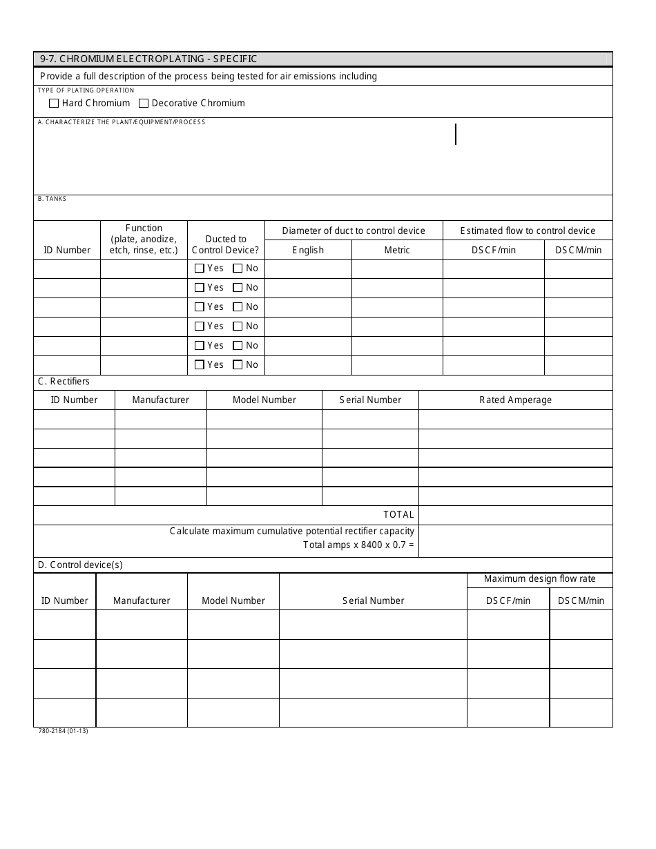 Form MO780-2184 Performance Test Plan - Missouri, Page 15